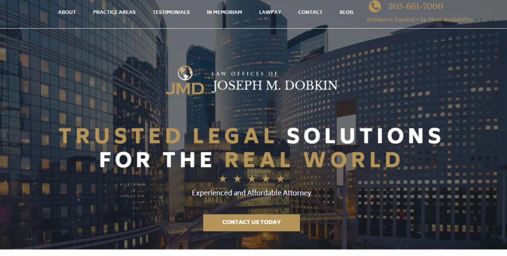 Joseph law firm website